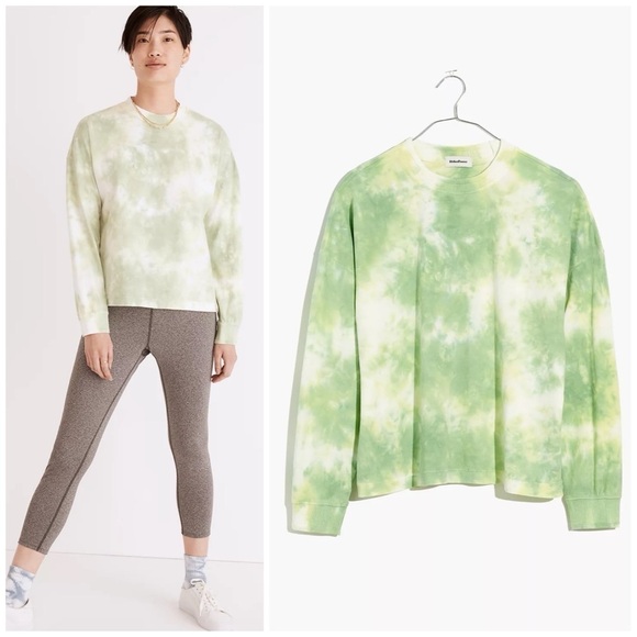 nwt // richer poorer tie dye relaxed long sleeve tee - Picture 3 of 11